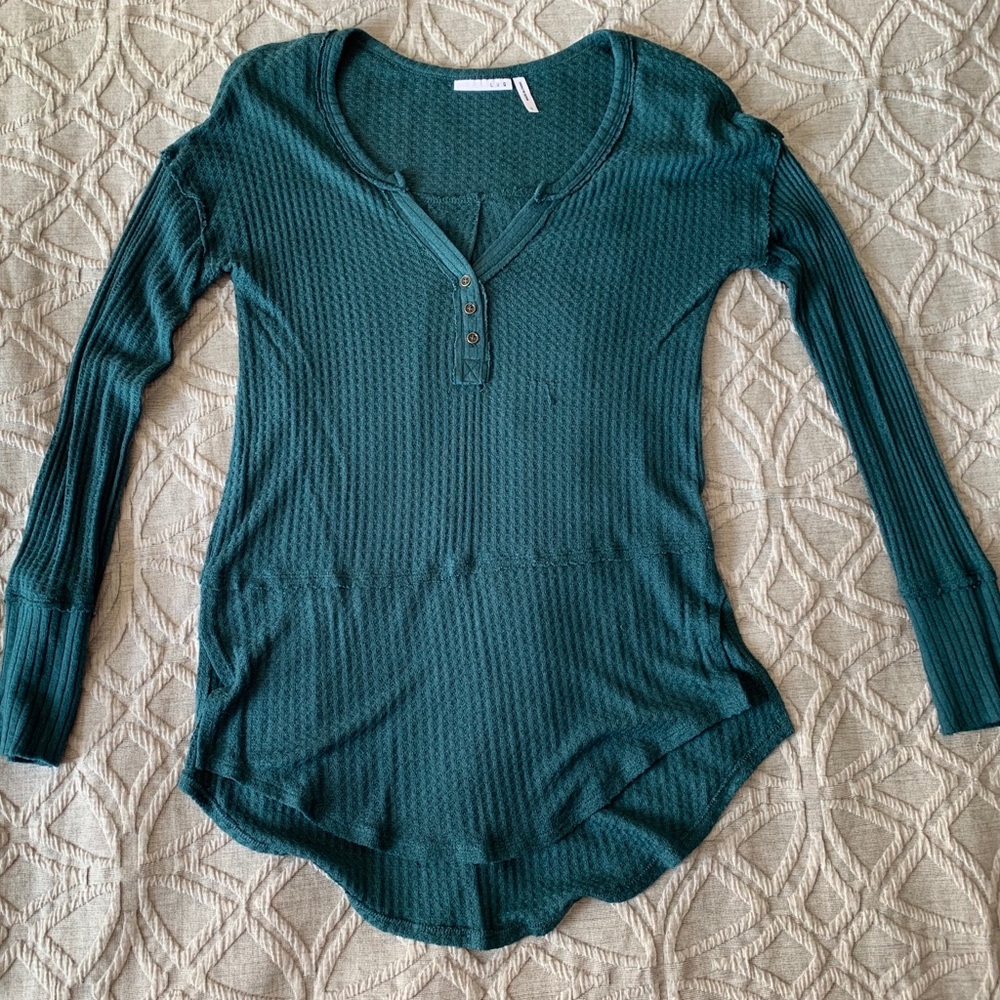 Love on a Hanger - Thermal Henley Top